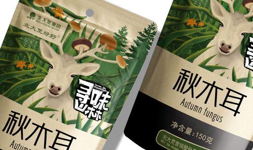 北大荒集团山珍系列食品品牌包装设计·星空电子设计