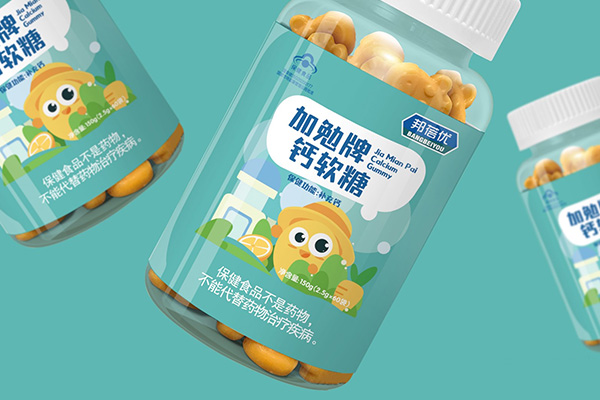蓝帽软糖食品包装设计x星空电子设计