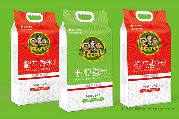 分享几款国内原创大米包装设计x星空电子设计