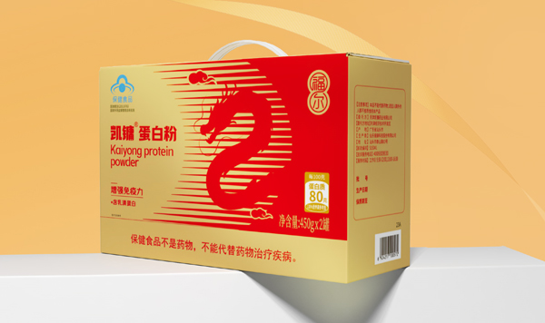 蛋白粉礼盒包装设计x星空电子设计